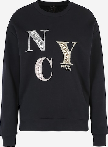 Sweat-shirt 'NEW YORK' Key Largo en noir : devant