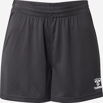 Hummel Sportshorts 'Authentic' in grau / schwarz / weiß, Produktansicht