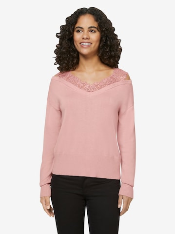Linea Tesini by heine Sweater in Pink: front