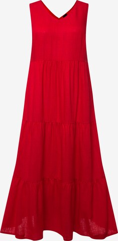 Ulla Popken Dress in Red: front