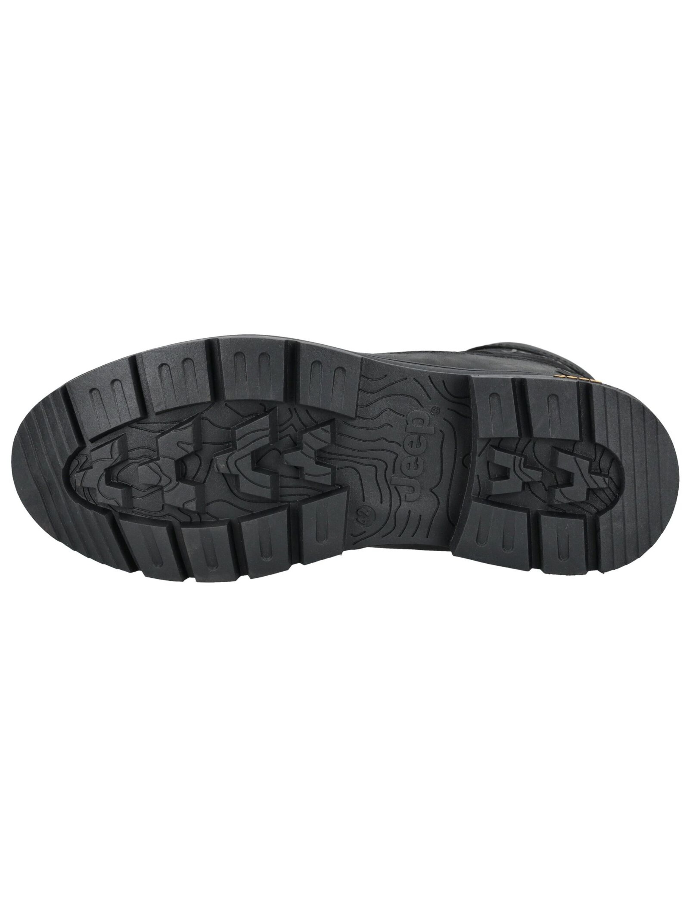 Jeep Lace-up boot in Black