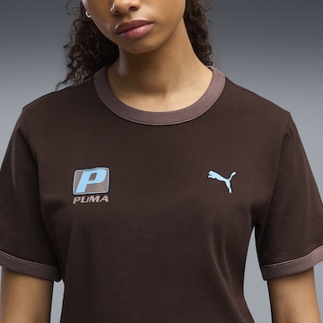 PUMA Funktionsshirt in Braun