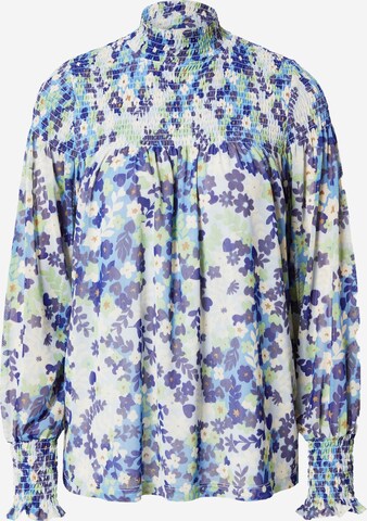 Fabienne Chapot Blouse 'Mila' in Blauw: voorkant