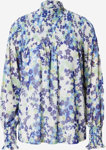 Fabienne Chapot Blouse 'Mila' in Blauw: voorkant