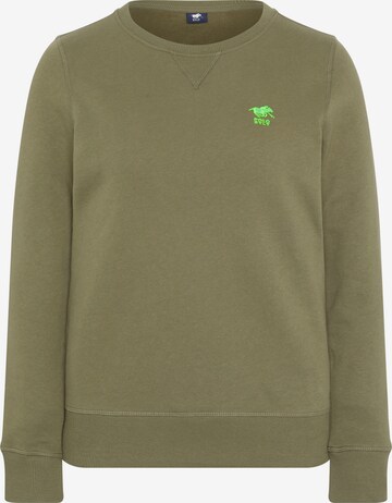 Polo Sylt Sweatshirt in Green: front