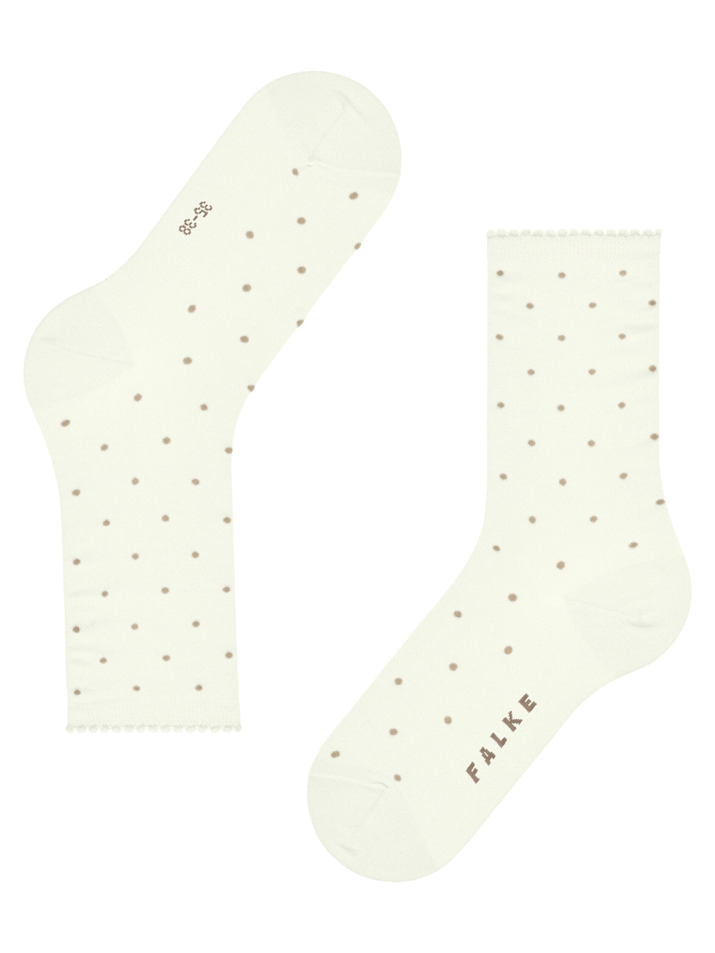 FALKE Socken 'Spike Dot'‌‌‌‌‌ in Weiß