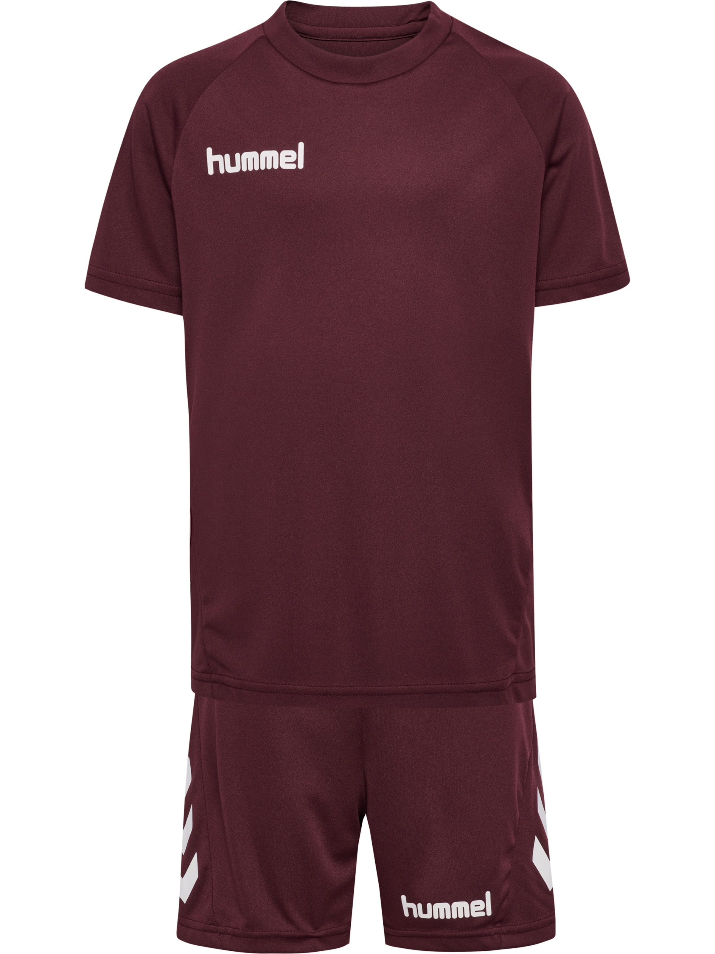 Hummel Tracksuit in Red: front
