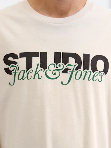 JACK & JONES Tričko 'JJYUKI' – béžová
