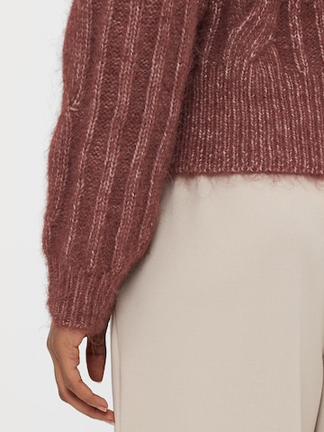 Vero Moda Petite Knit cardigan 'VMLISA' in Brown