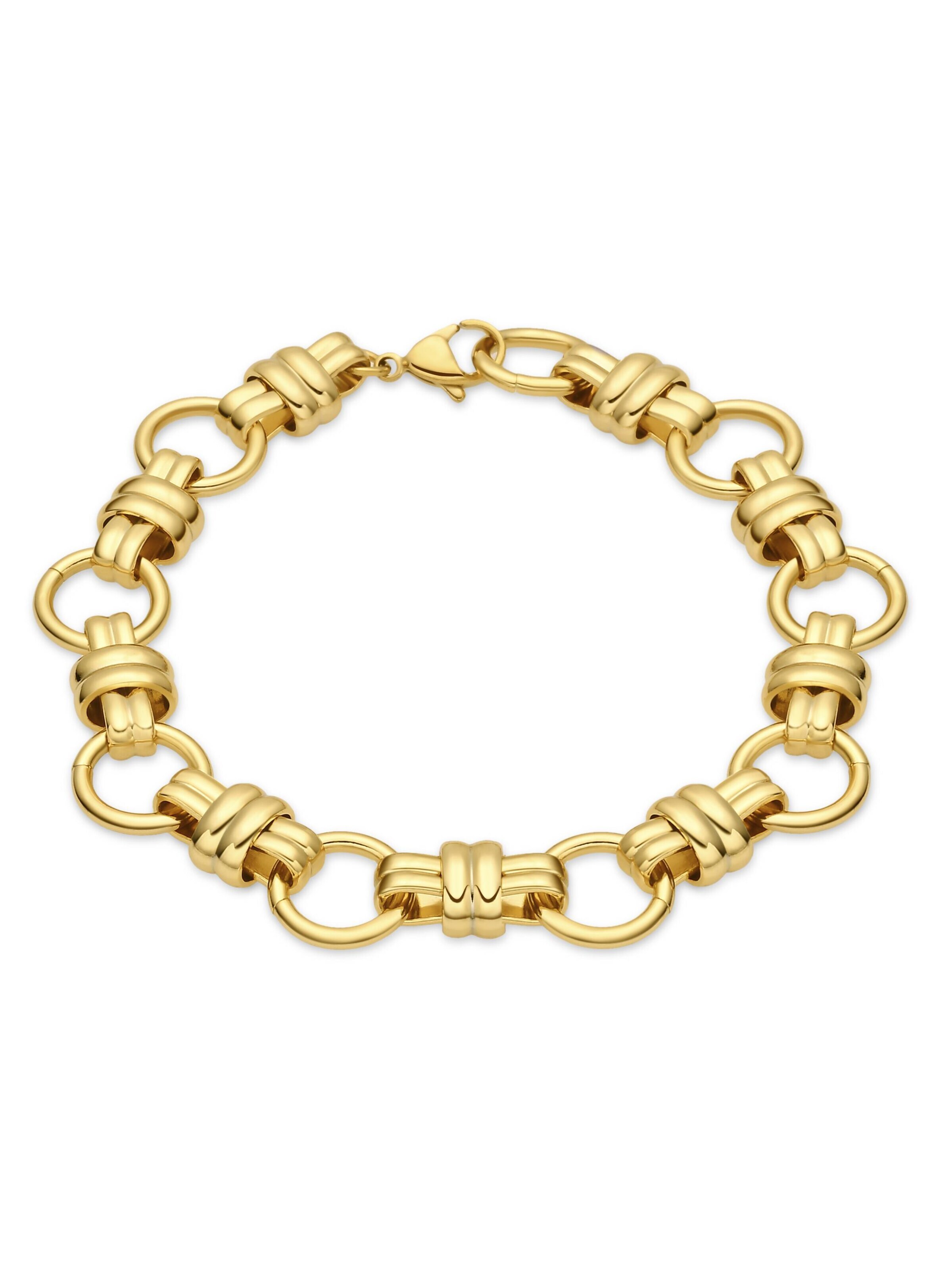 Luxenter Bracelet 'Jublex' en 19 cm en or, Vue avec produit