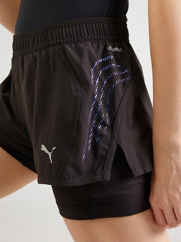 PUMAregular Sportske hlače 'RUN ULTRAWEAVE' - crna boja