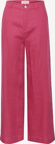 Part Two Wide Leg Bukser 'Ninnes' i pink: forside