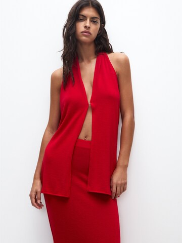 Camicia da donna di Pull&Bear in rosso: frontale