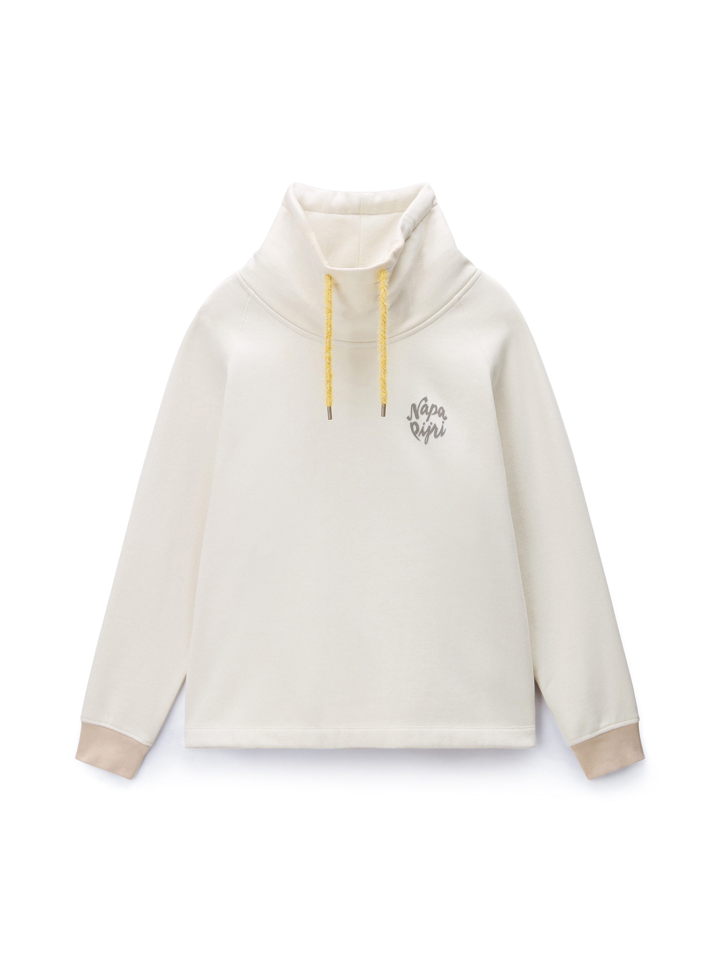 NAPAPIJRI Μπλούζα φούτερ 'B-Fedaia' σε μπεζ: μπροστά