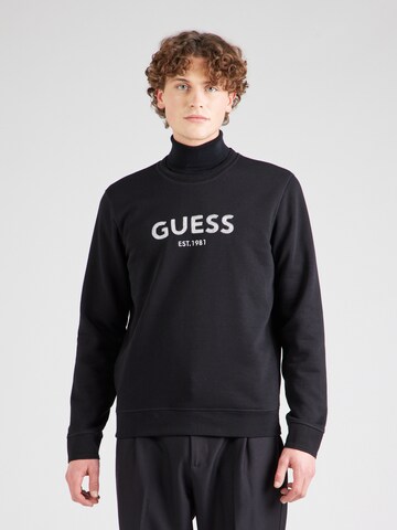 GUESS Sweatshirt in Black: front