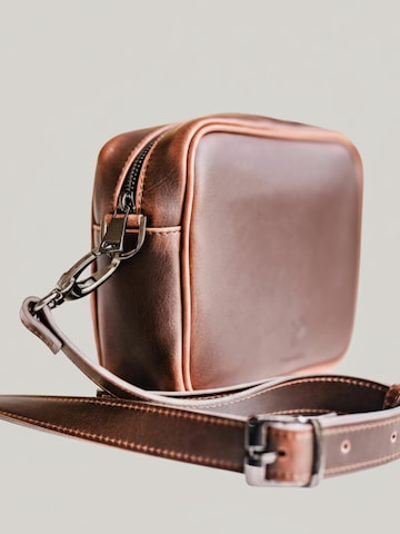 Plant Inside Schoudertas 'Vegan Crossbody Bag' in Bruin