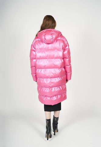 FREAKY NATION Χειμερινό παλτό 'Steamy' σε ροζ