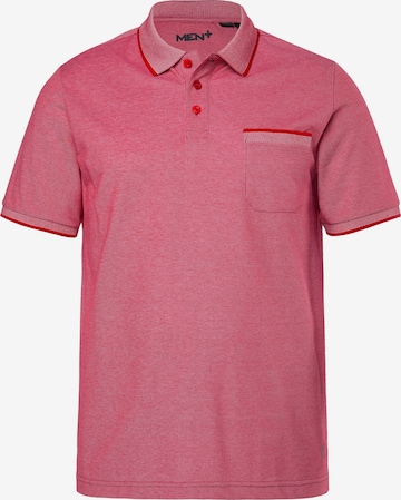 Men Plus Shirt in Rood: voorkant