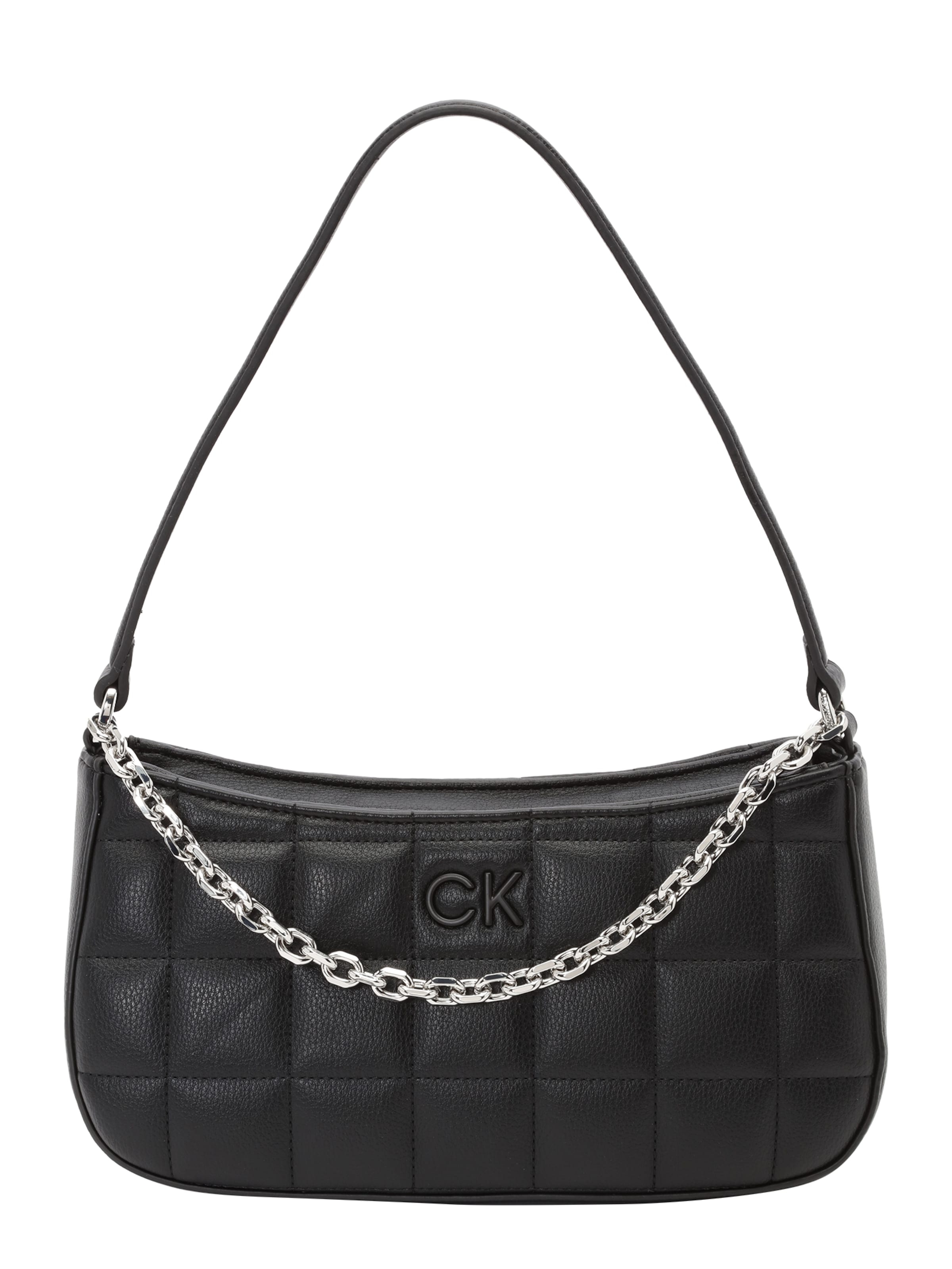 Calvin Klein Shoulder Bag in Black: front