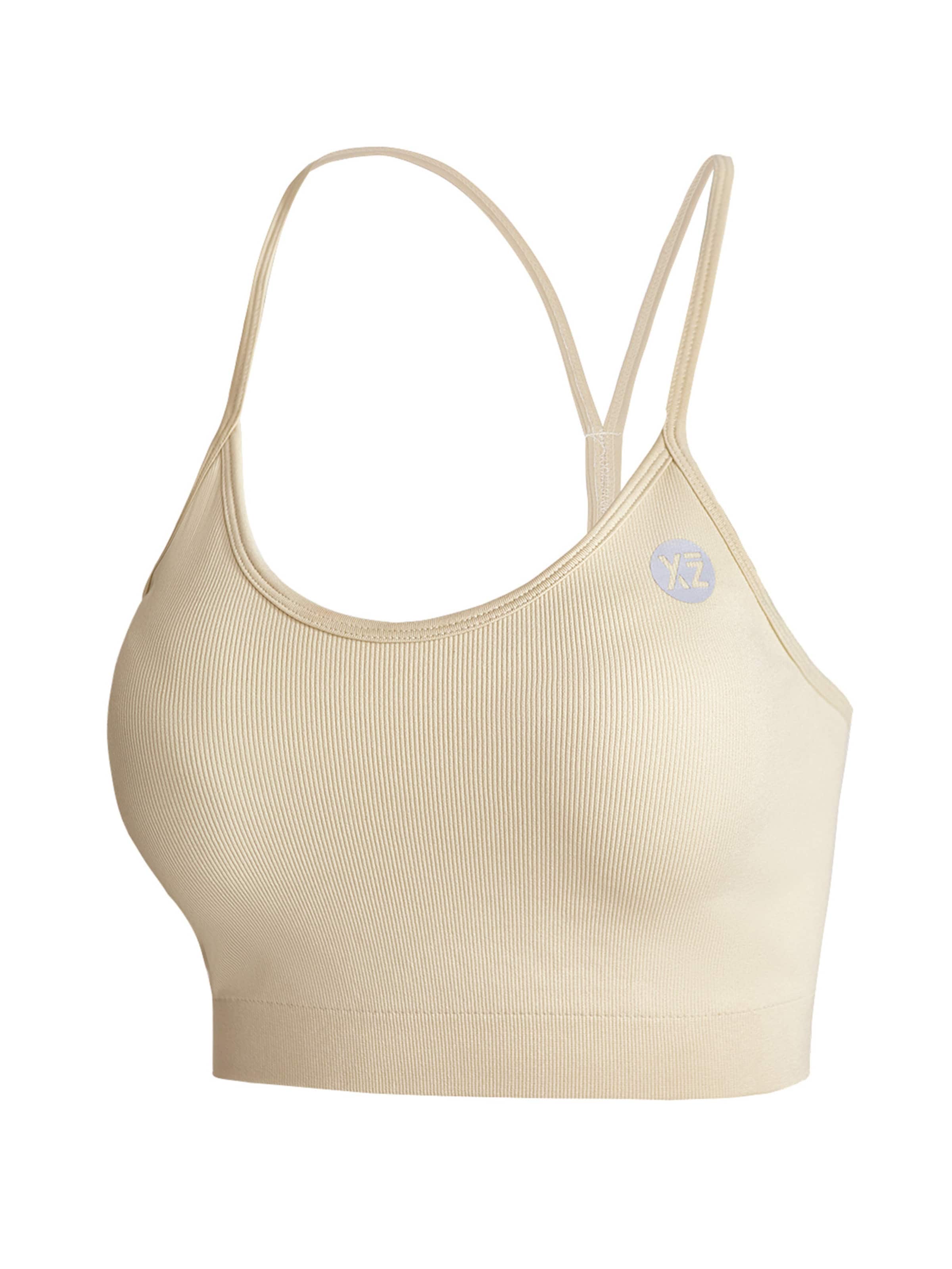 YEAZ - Top desportivo 'Charm' em bege: frente