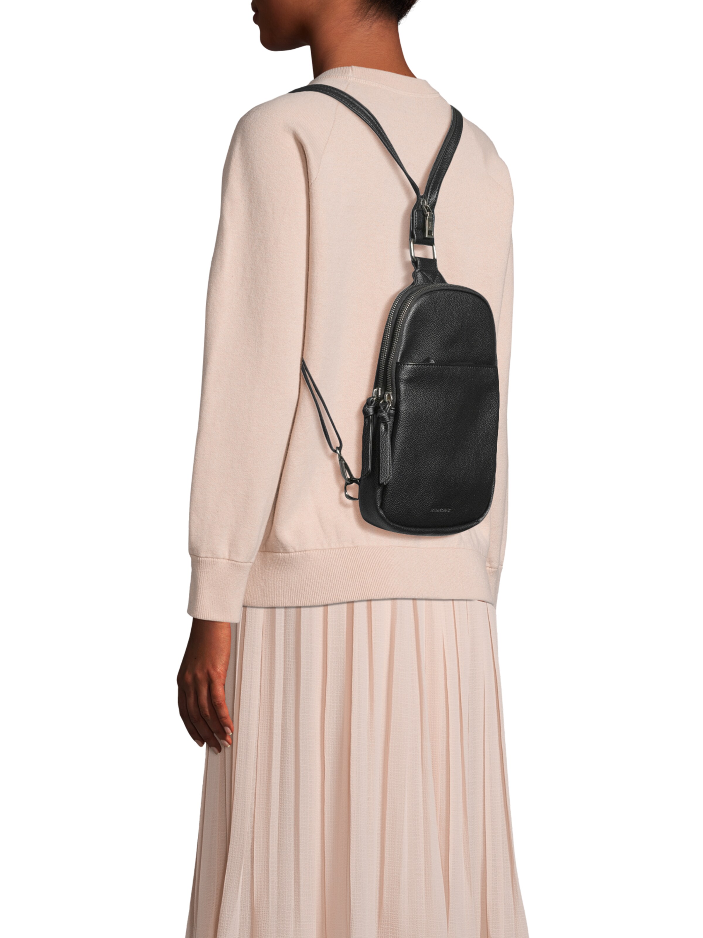 FREDsBRUDER Backpack 'Bestie' in Black: front