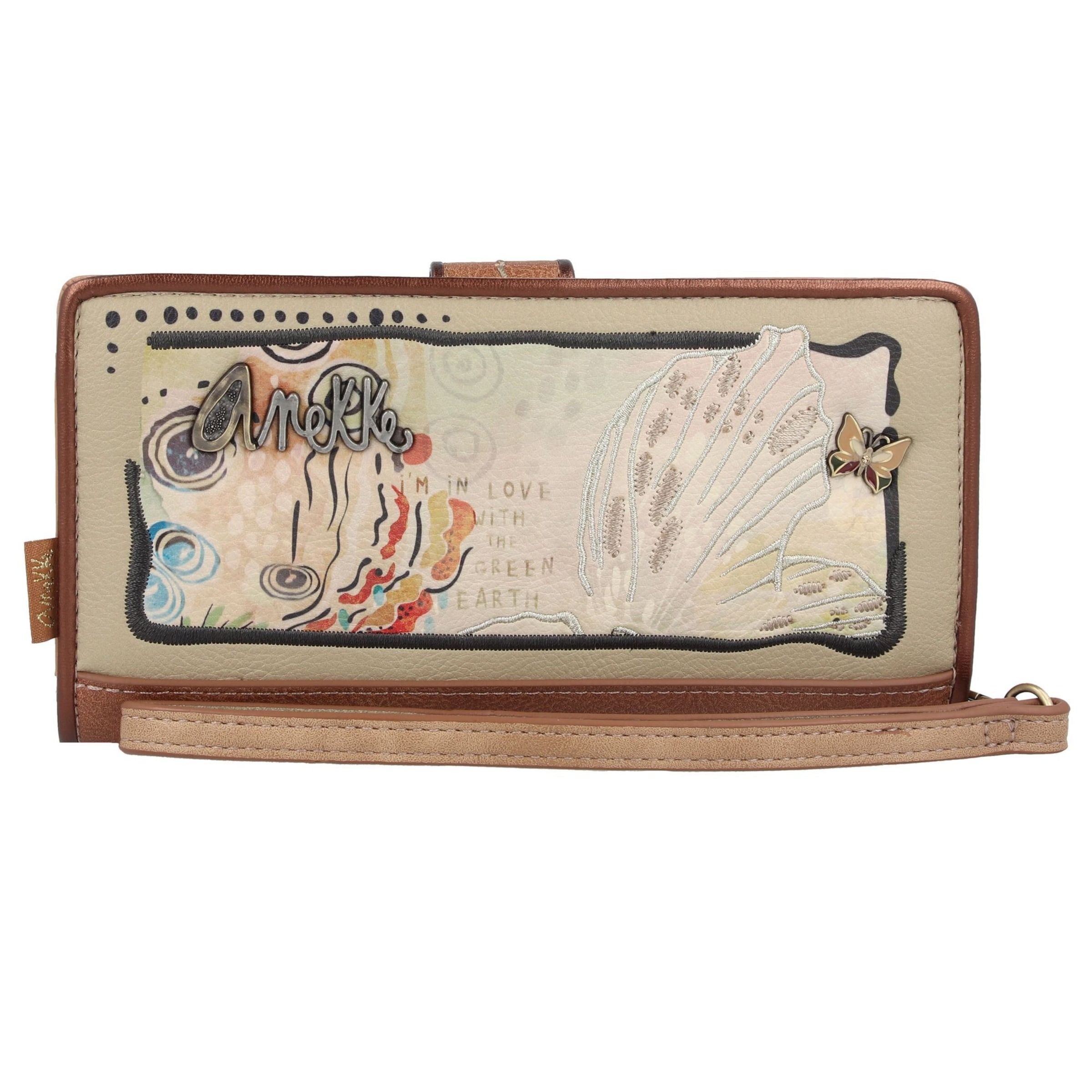 Anekke Wallet 'Amazonia' in Beige: front