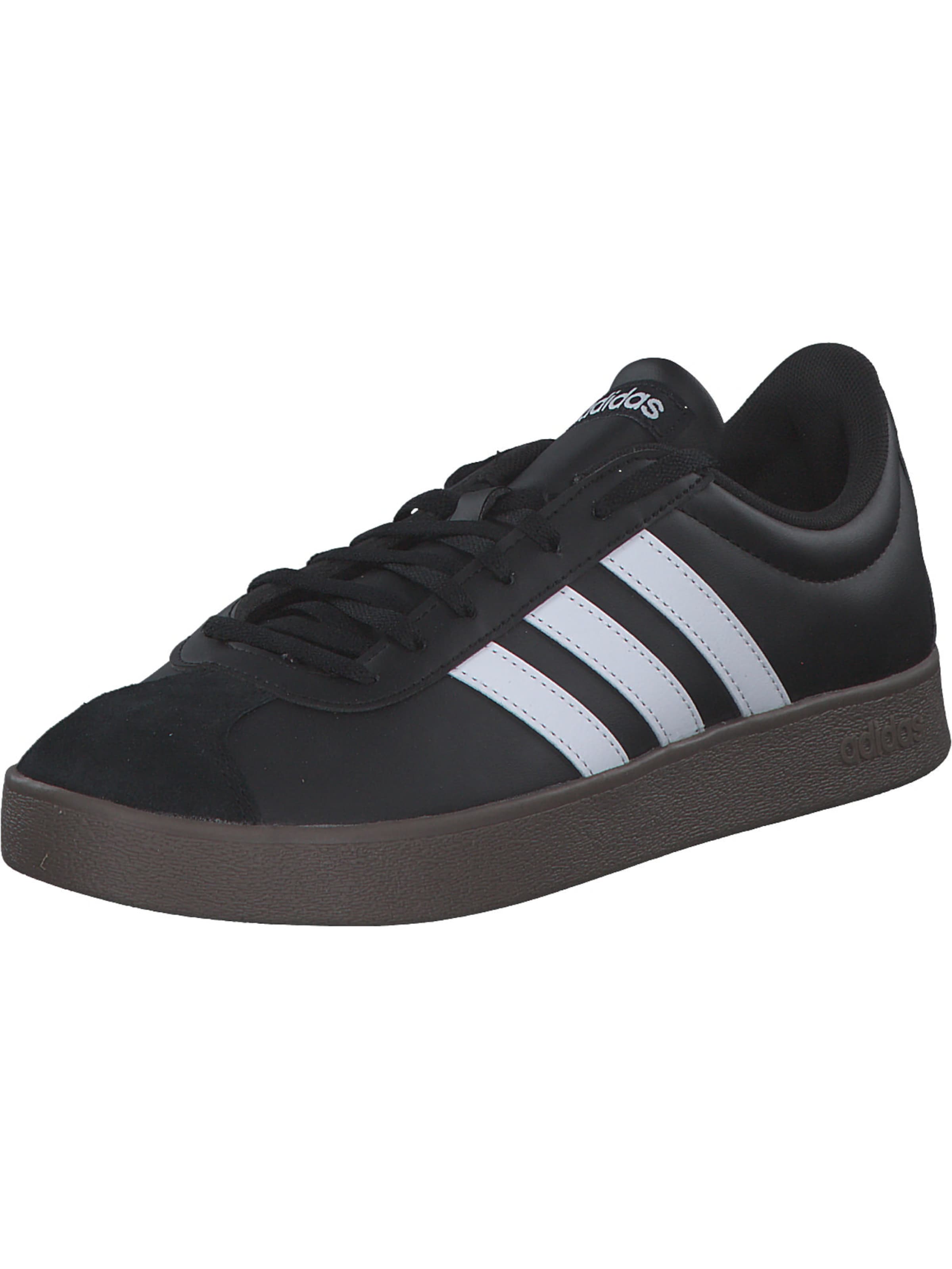 Baskets basses 'VL Court Base' ADIDAS ORIGINALS en noir : devant