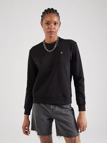 Calvin Klein Jeans Sweatshirt in Black: front