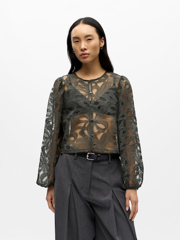 Chemisier OBJECT en vert : devant