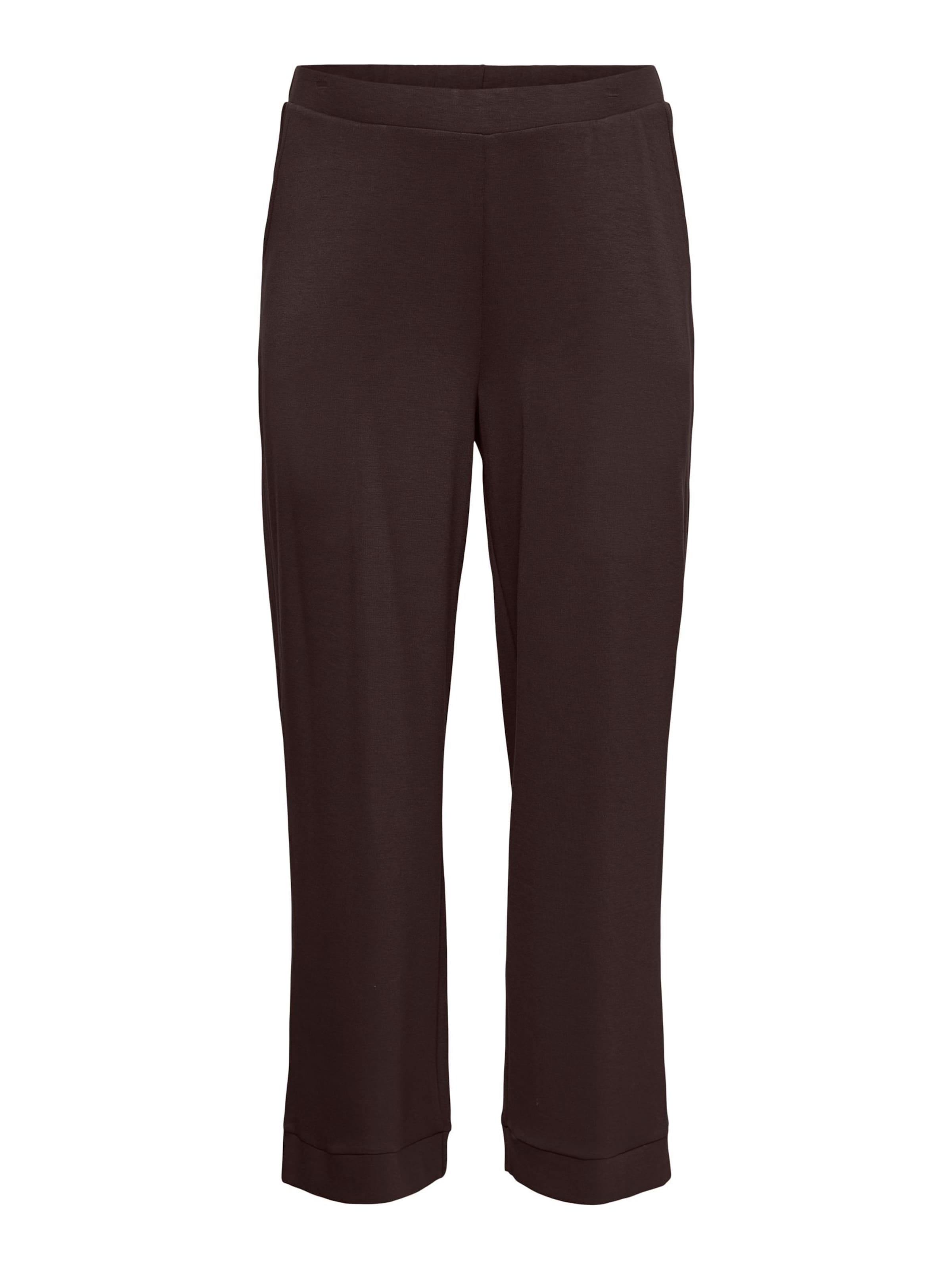 Vero Moda Curve Pantalon 'VMChali' en 42 en brun foncé, Vue avec produit