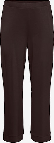Wide Leg Pantalon 'VMChali' Vero Moda Curve en marron : devant