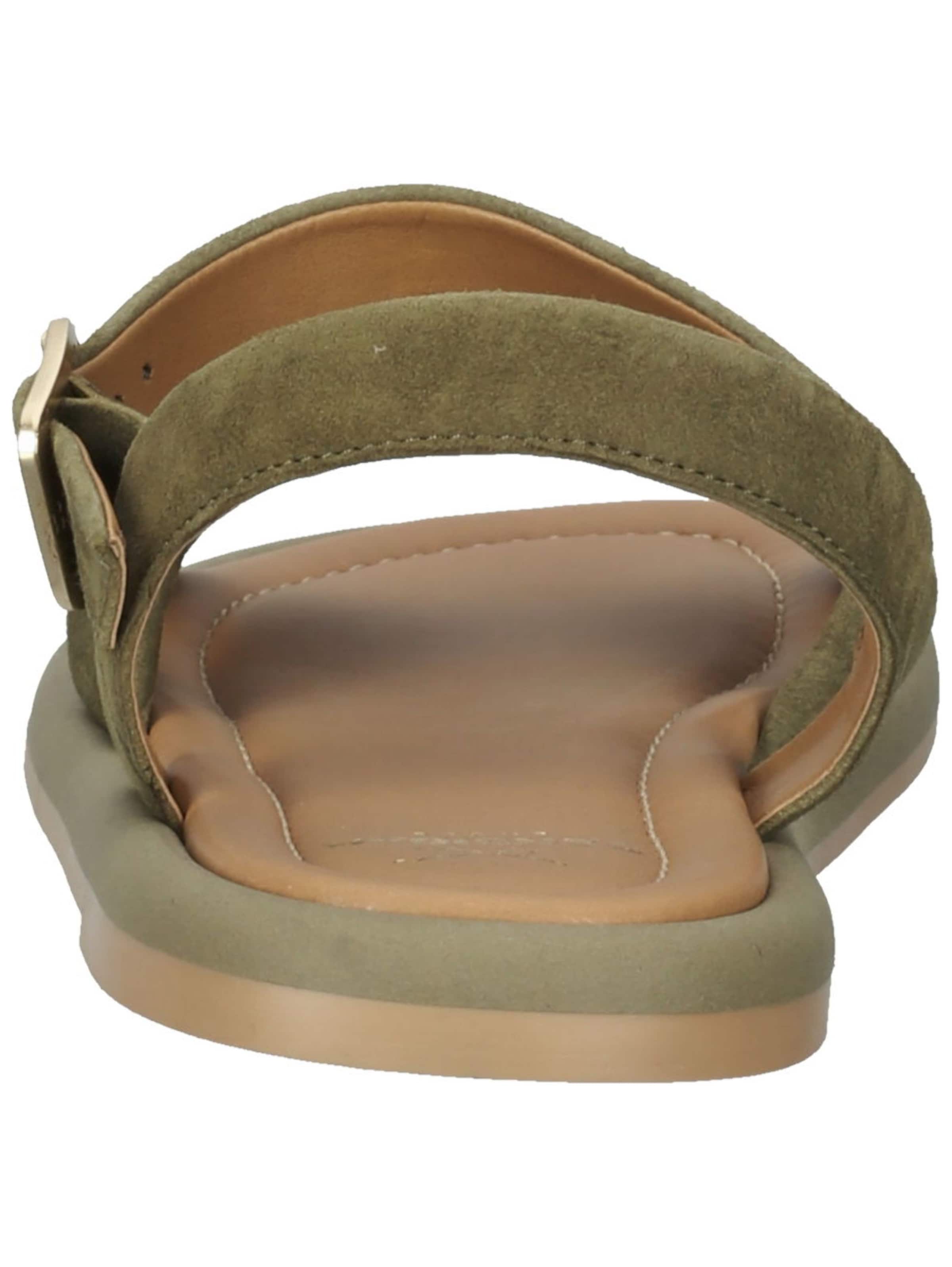 SANSIBAR Sandalen met riem in Groen
