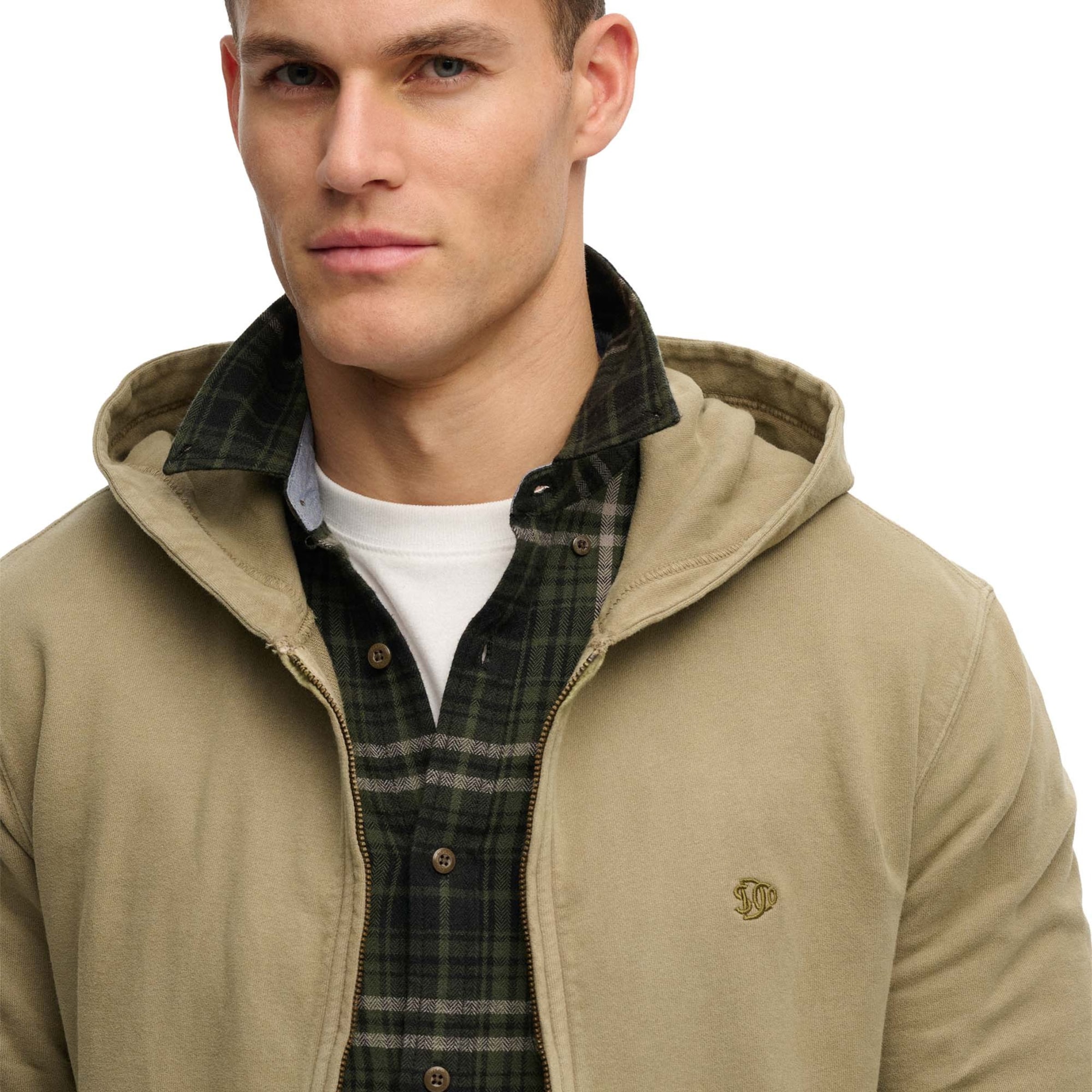 Superdry & Co - Sudadera con cremallera en verde