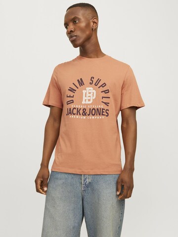 JACK & JONES Shirt in Orange: front