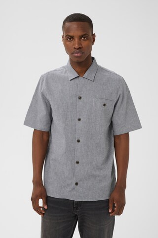 Coupe regular Chemise 'MAflint Heritage' Matinique en bleu : devant