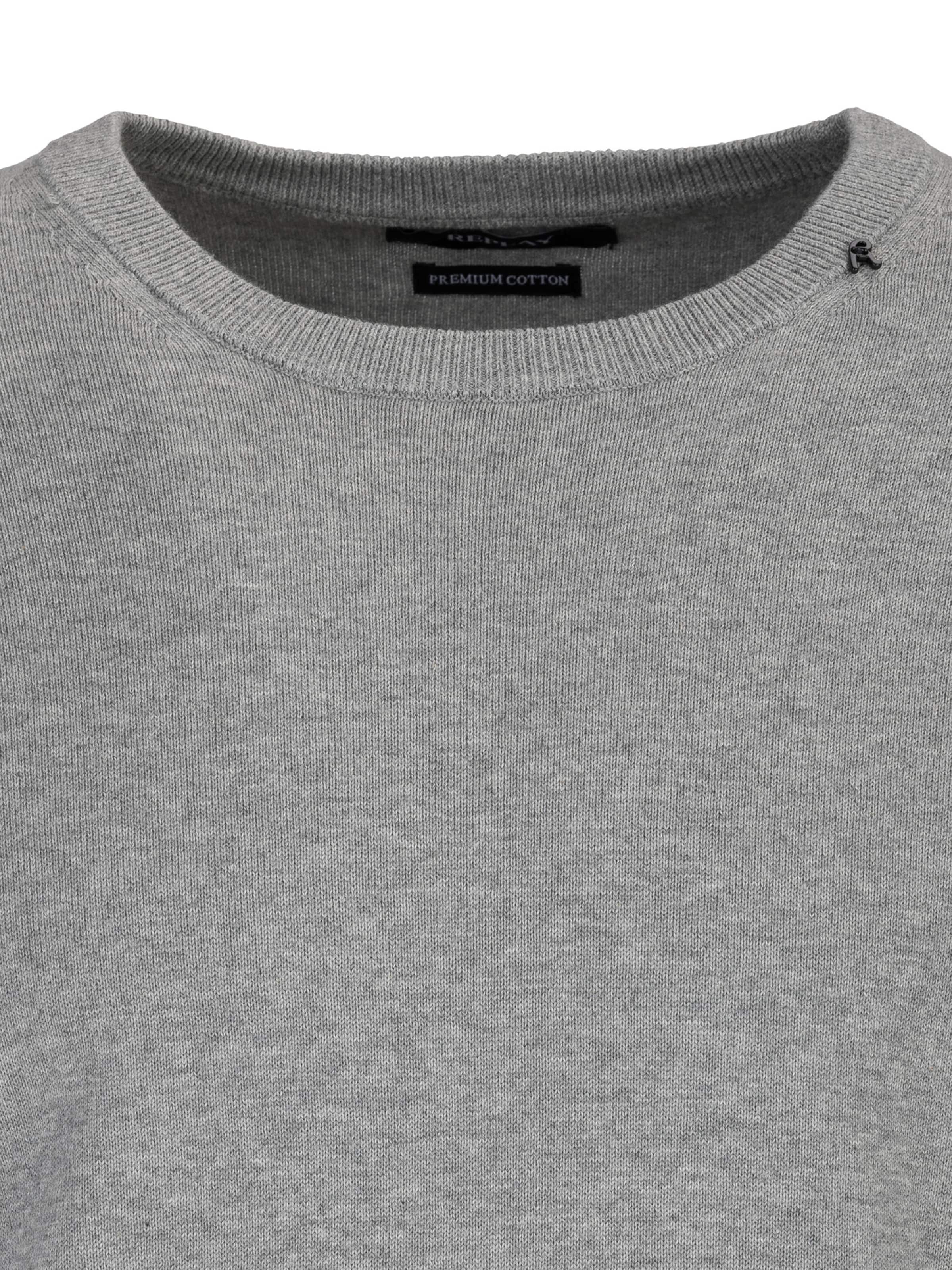 19V69 ITALIA Sveter 'Masche' - Sivá