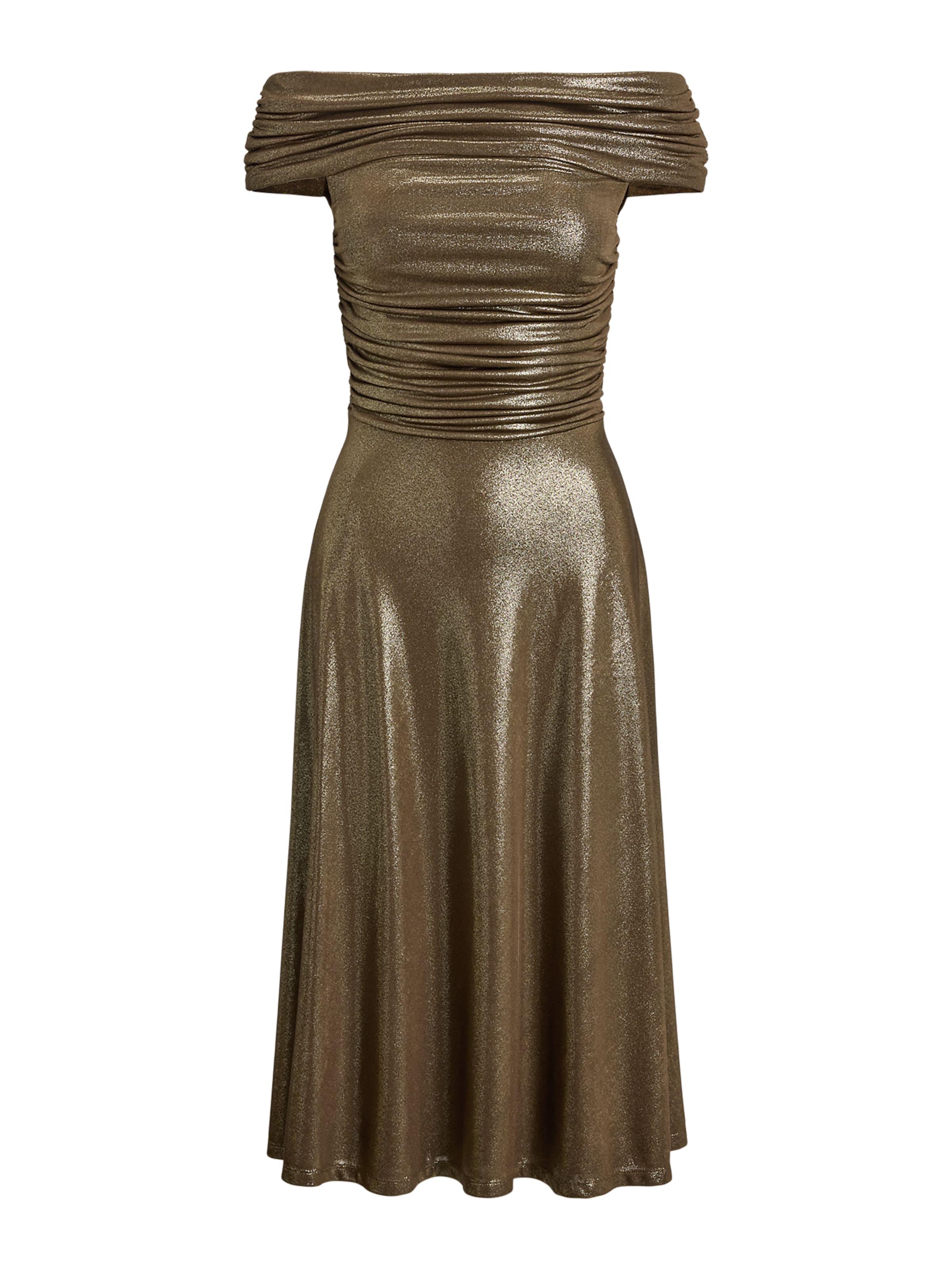 pilka Lauren Ralph Lauren Kokteilinė suknelė 'HELDAI': priekis