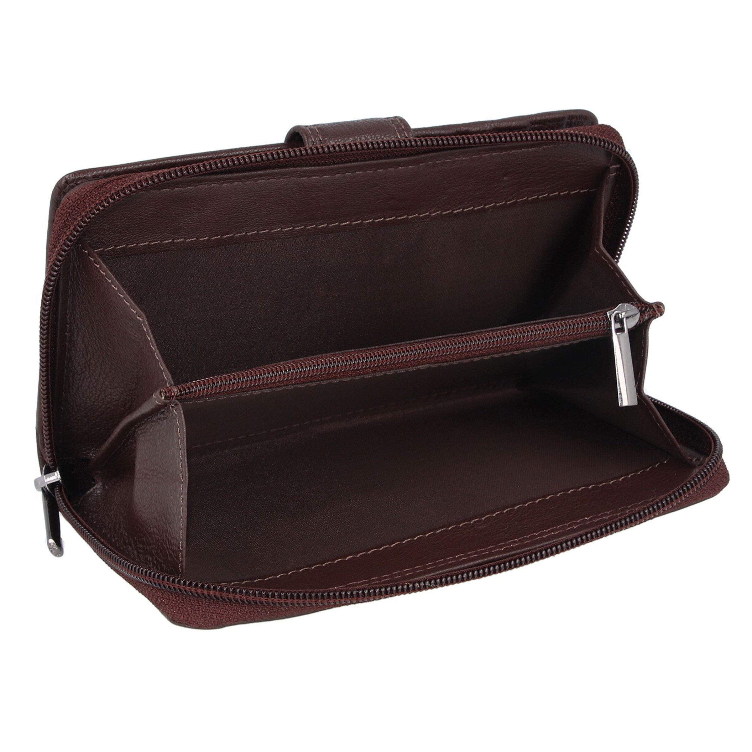 mano Wallet 'Donna Giulia' in Brown