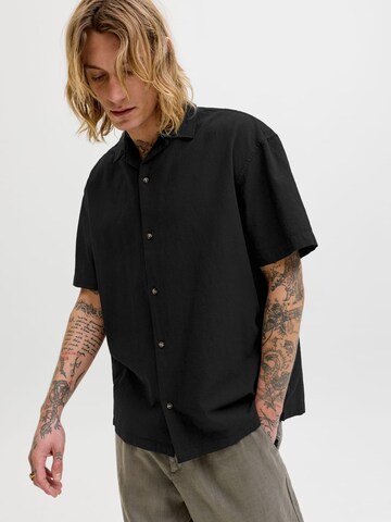 JACK & JONES Comfort Fit Πουκάμισο 'Summer' σε μαύρο