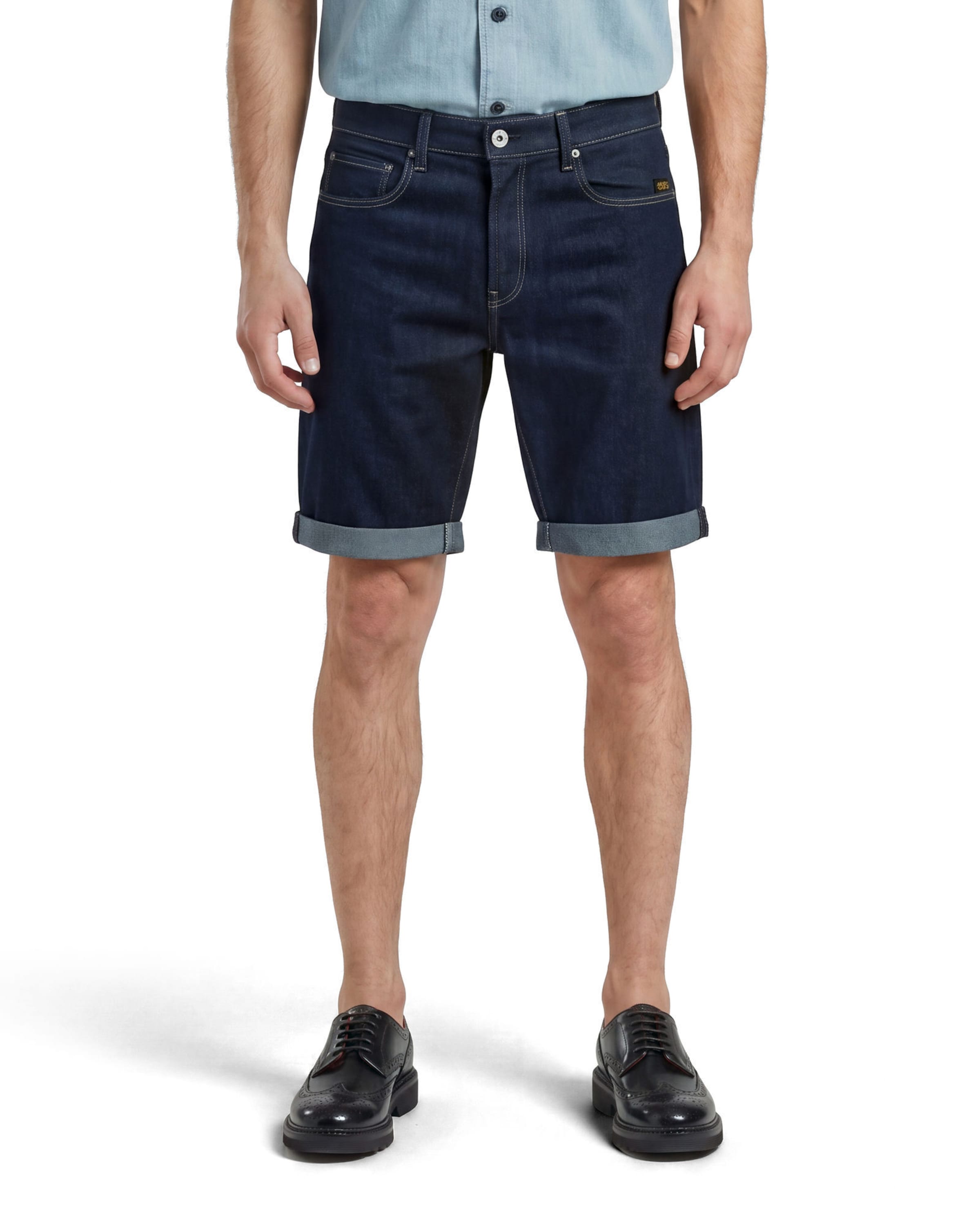 G-STAR Slimfit Shorts-Denim ' ' in Blau: Vorderseite