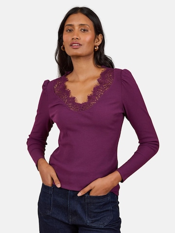 love & roses - Camiseta en rojo: frente
