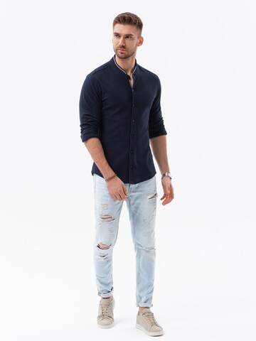 Ombre Slim fit Overhemd 'K542' in Blauw