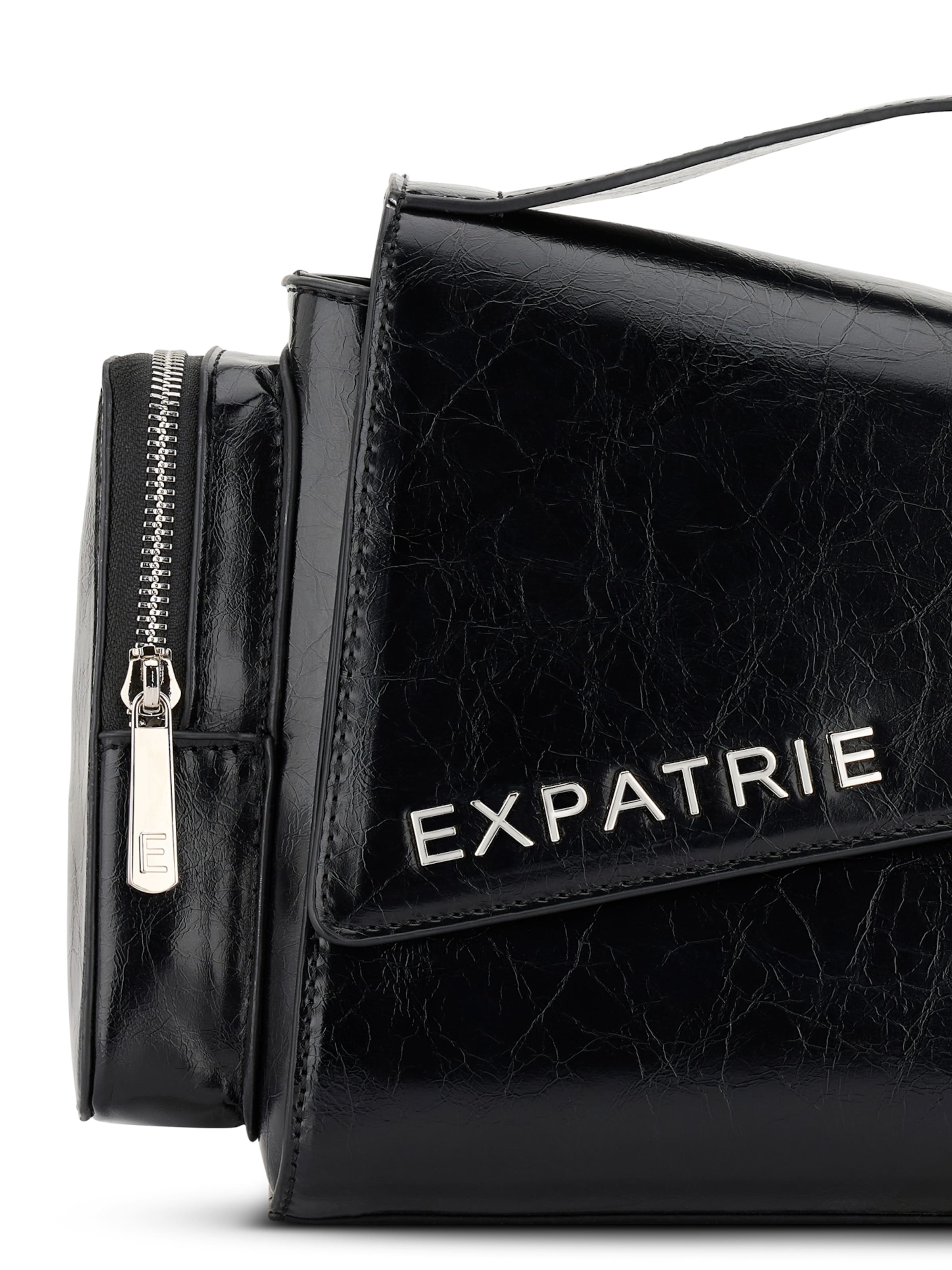 Expatrié Schultertasche 'Hunter' in Schwarz