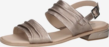 CAPRICE Sandals in Gold: front