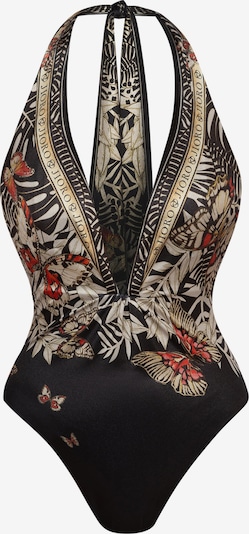 JIORO Badeanzug 'MIDNIGHT BUTTERFLIES' in S in schwarz, Produktansicht