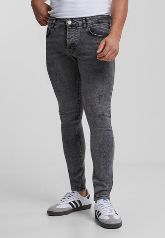 2Y Premium Regular Jeans in Grijs: voorkant