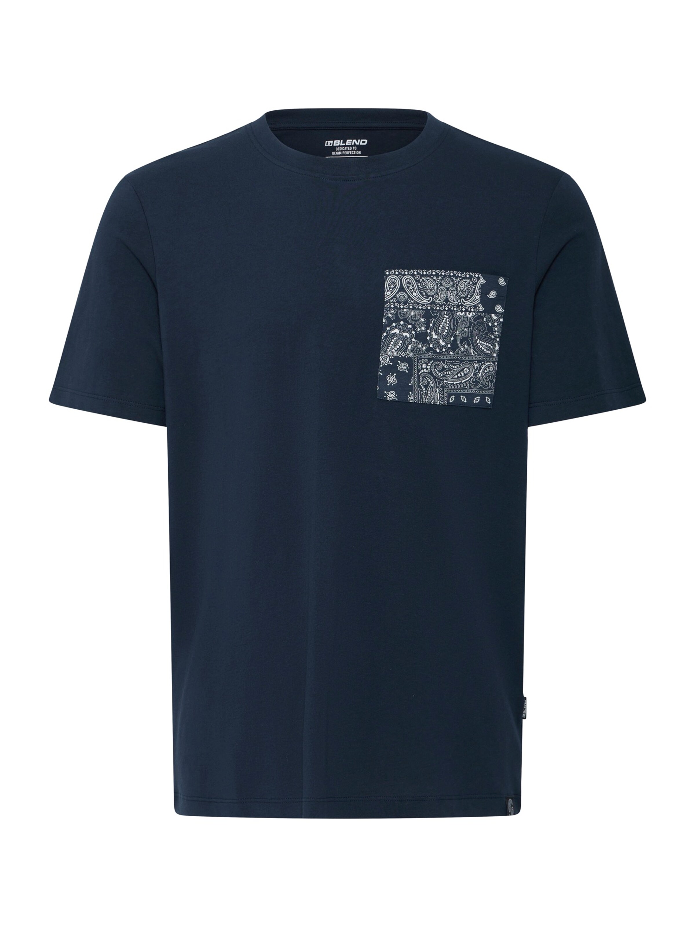 BLEND Shirt 'BHKALEB' in Night blue / White, Item view