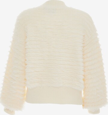 Cardigan faina en blanc