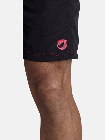 Jan Vanderstorm Board Shorts ' Baldger ' in Black