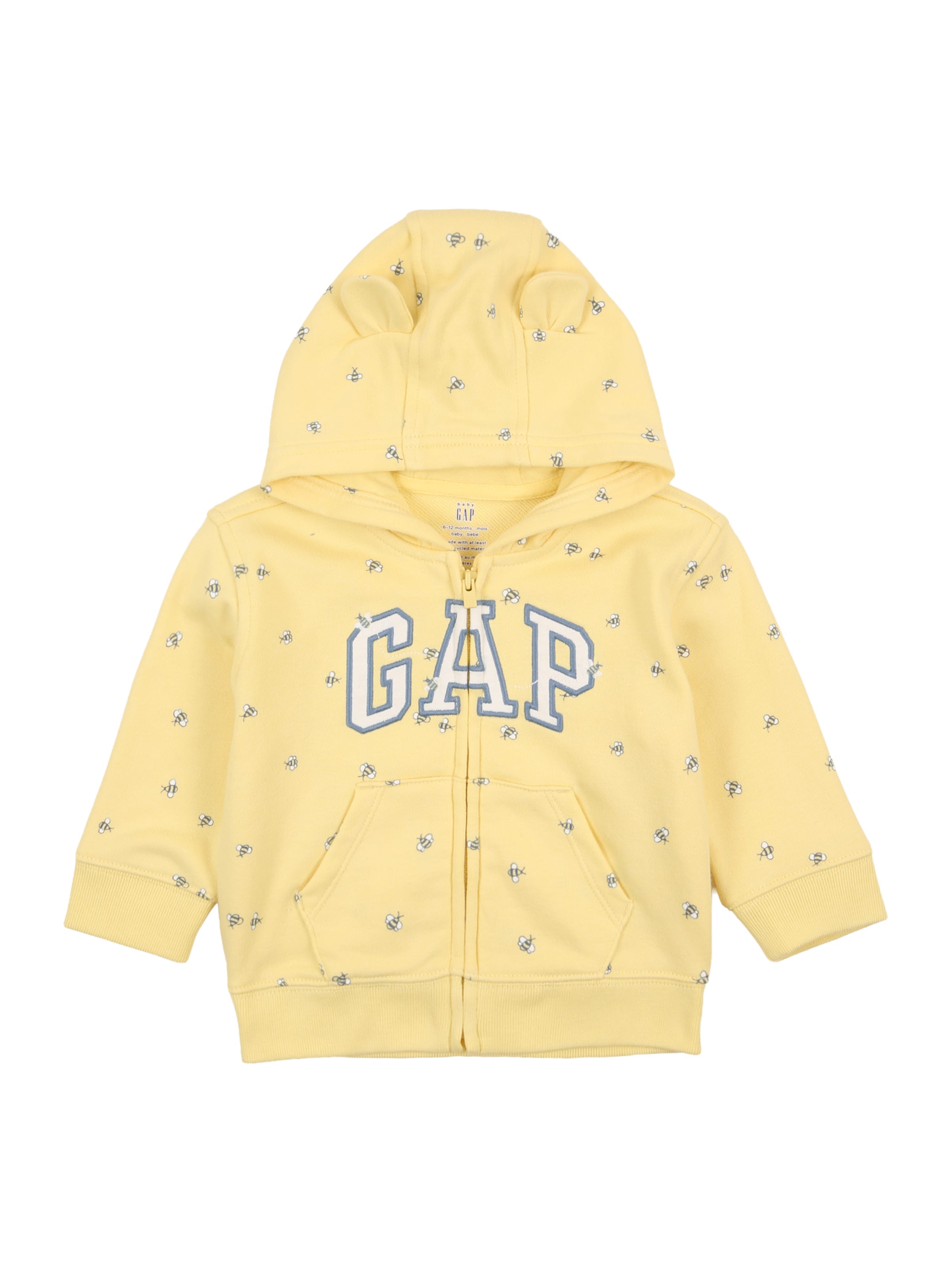 Veste de survêtement GAP en jaune : devant